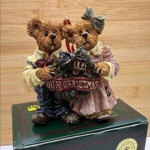 Boyds Bears Grenville & Beatrice Bears Our Christmas Ornament #25722